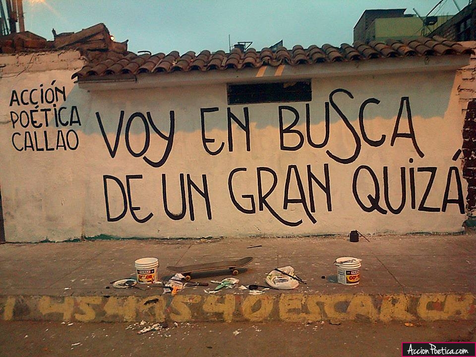Voy en busca de un gran quizá