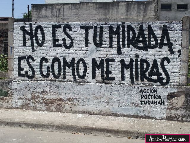 No es tu mirada, es como me miras