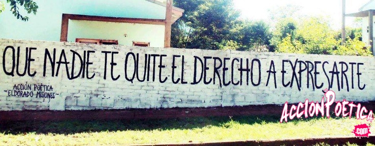 Que nadie te quite el derecho a expresarte