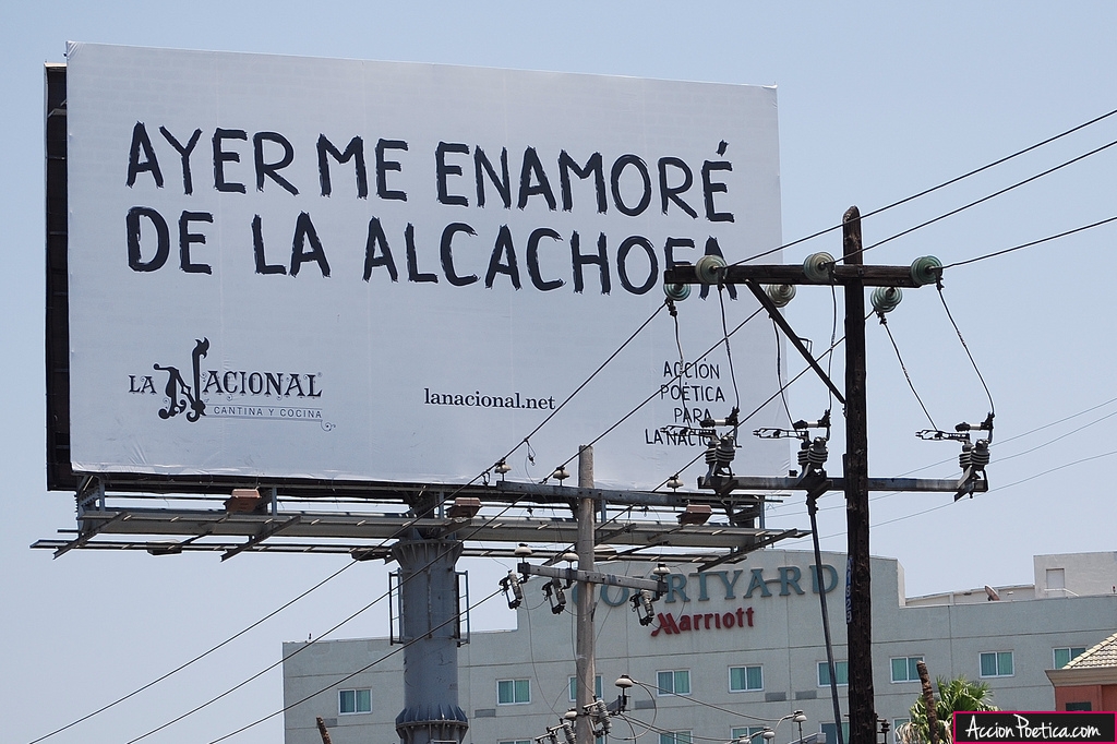 Ayer me enamoré de la alcachofa