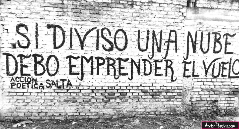 Si diviso una nube debo emprender el vuelo