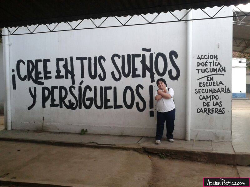 ¡Cree en tus sueños y persíguelos!