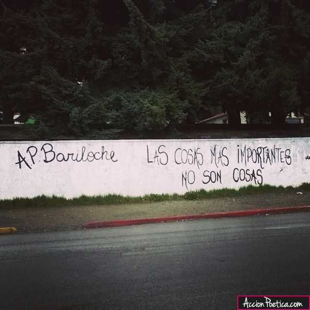 Las cosas más importantes no son cosas