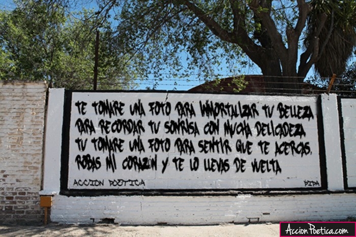 Te tomaré una foto para inmortalizar tu belleza, para recordar tu sonrisa con mucha delicadeza, te tomaré una foto para sentir que te acercas, robas mi corazón y te lo llevas de vuelta.