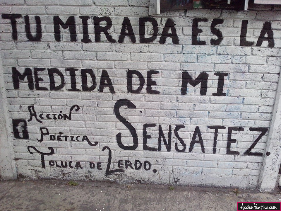 Tu mirada es la medida de mi sensatez