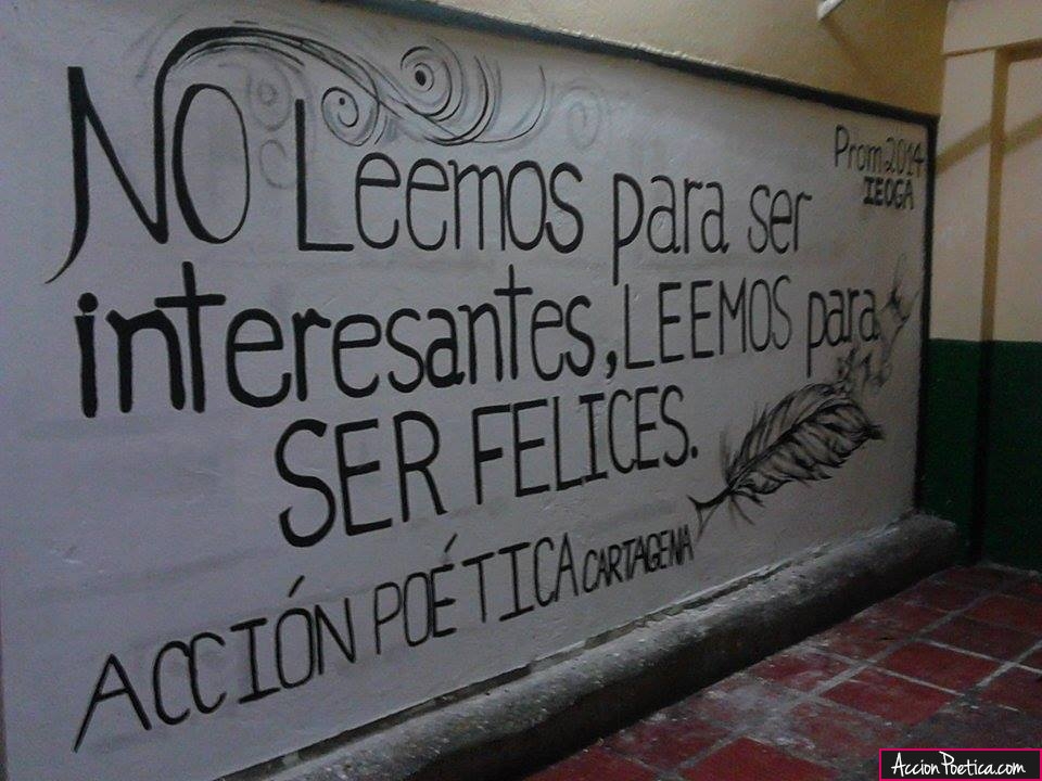 No leemos para ser interesantes, leemos para ser felices