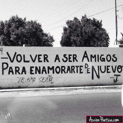 Volver a ser amigos para enamorarte de nuevo