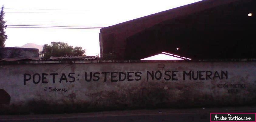 Poetas: ustedes no se mueran
