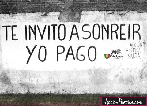 Te invito a sonreír, yo pago