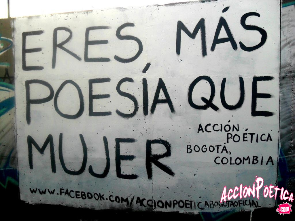Eres más poesía que mujer