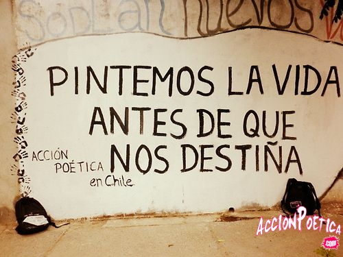 Pintemos la vida antes de que nos destiña