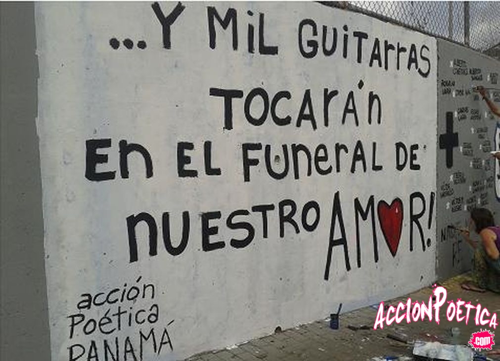 Y mil guitarras sonarán en el funeral de nuestro amor