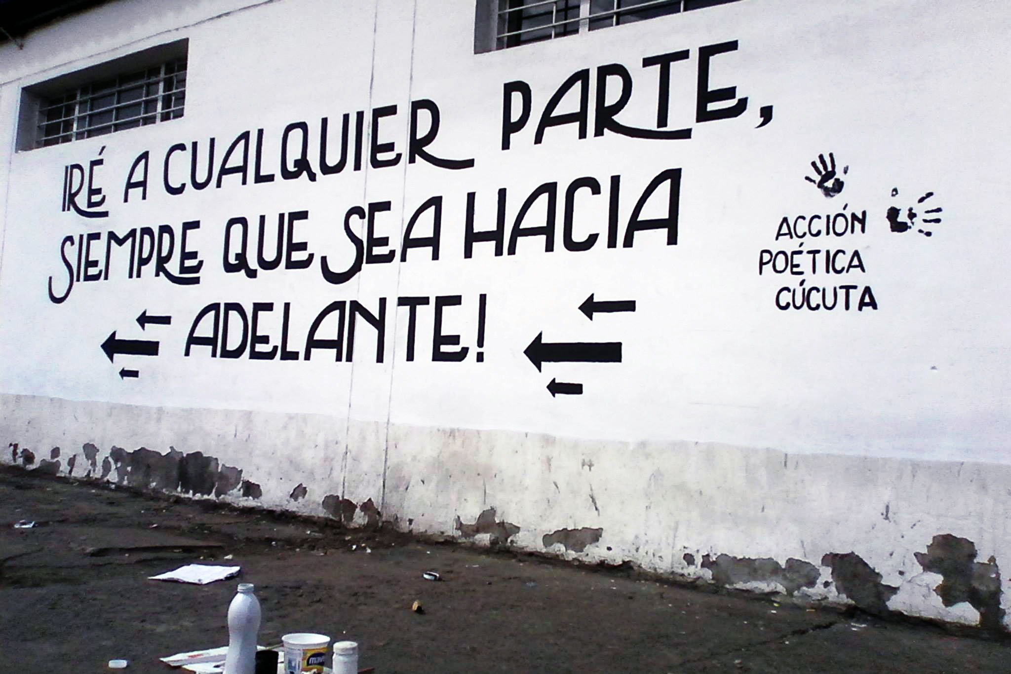 Iré a cualquier parte, siempre que sea hacia adelante