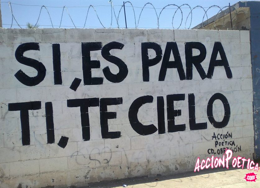 Si, es para ti, te cielo